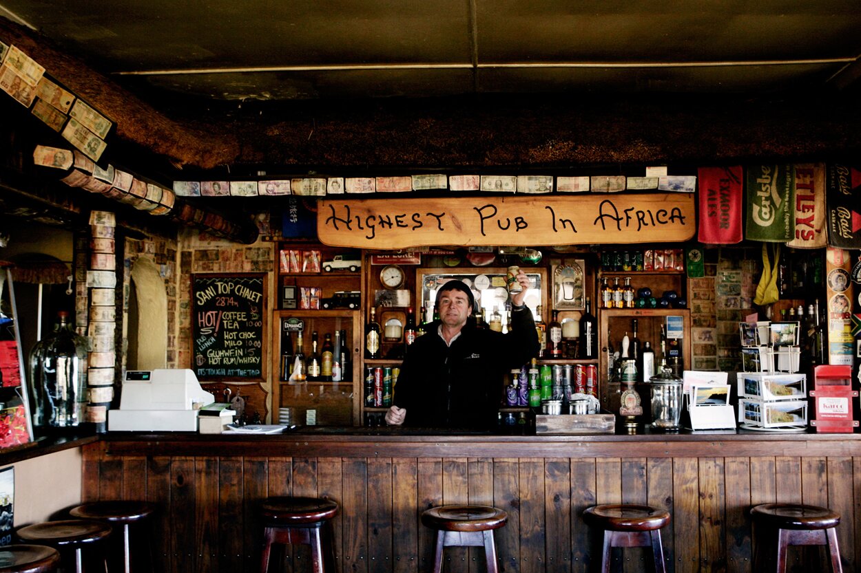 The highest pub in Africa
