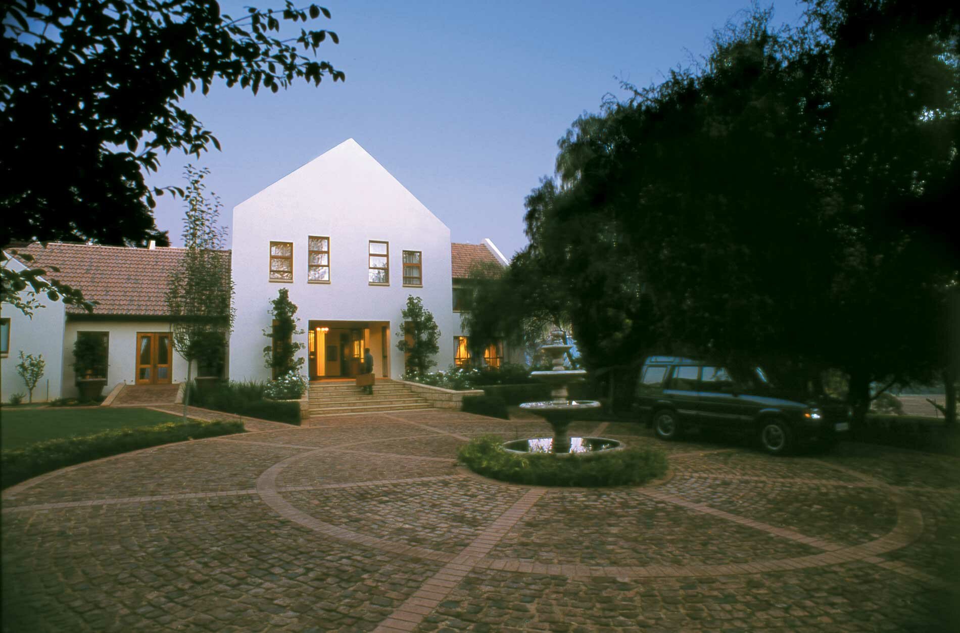 Entrance to the lodge