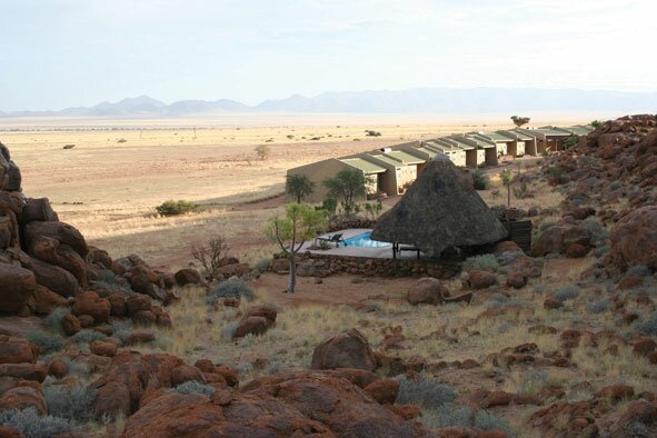 Namib Naukluft Lodge overlooking the Nam